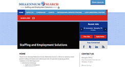 Desktop Screenshot of millenniumsearch.com